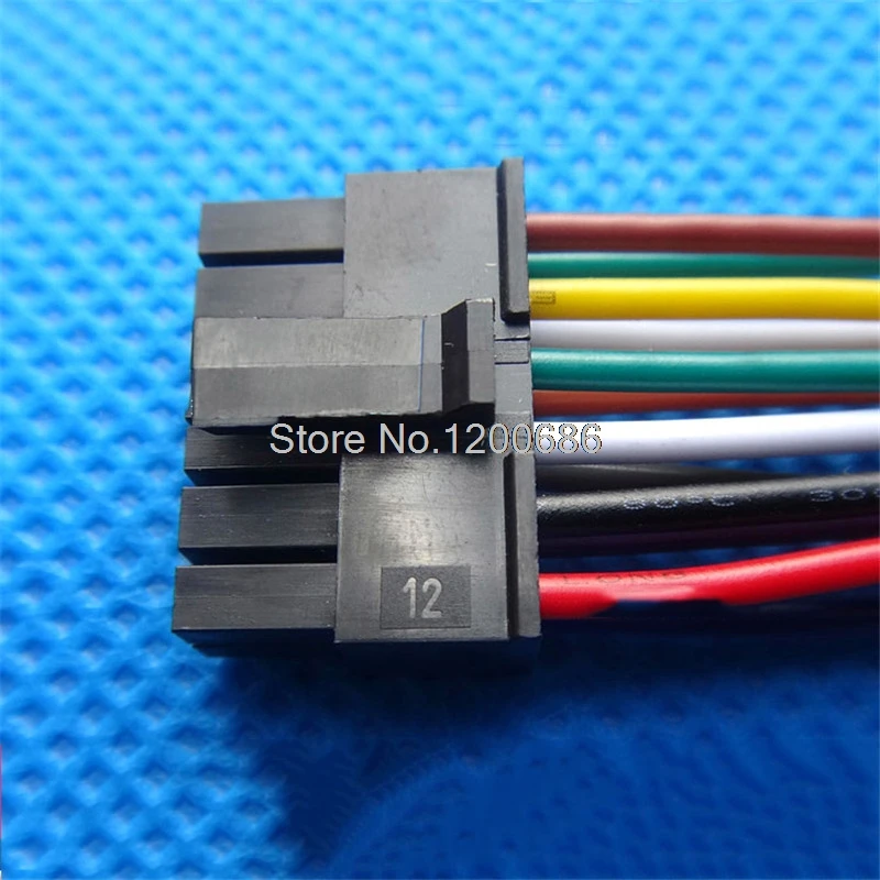 

12PIN 20AWG 30CM Micro-Fit 3.0 43025 Molex 3.0 2x6pin 0430251200 12 pin Molex 3.0 2*6pin 12p 12 Circuits wire harness