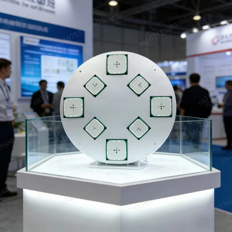 Miniaturized 8-Element Array Antenna, High Gain & Anti-Jamming, L1/L5 Dual Band Compatible for Marine Scenarios