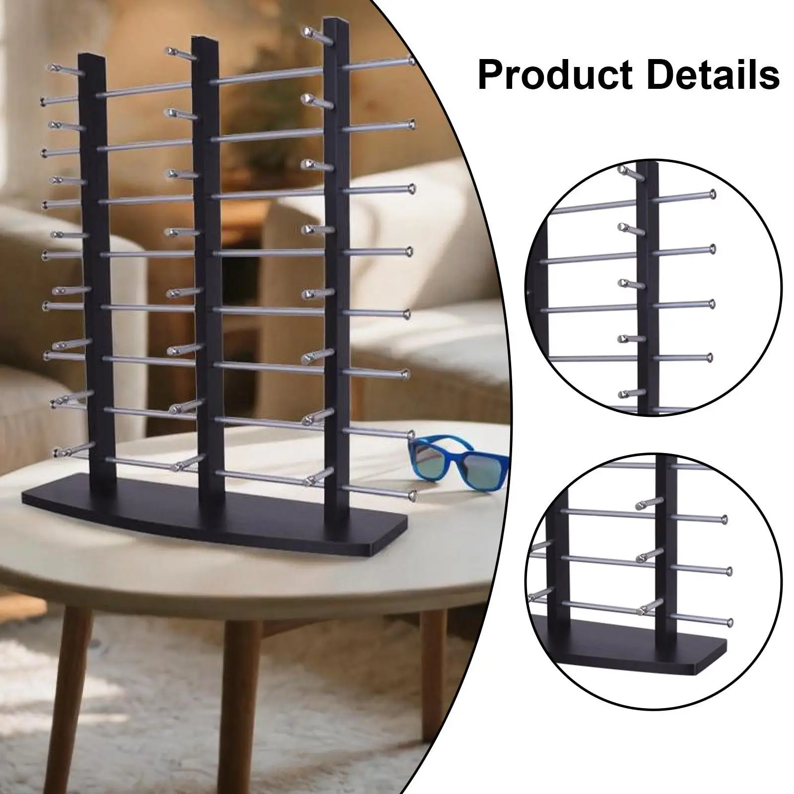 Glasses Stand Multi Layers Sunglasses Holder for Showcase Malls Countertop