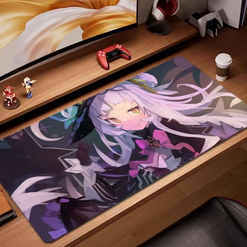 

hololive murasaki shion Mouse Pad Game Accessories keyboard pad XXL large locking edge 900X400 mm table mat Gaming mousepad