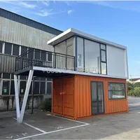 Factory Customized Prefab Mobile Fast Food Container House Coffee Shop Shipping Container Bar 20ft 40ft Prefabricated House