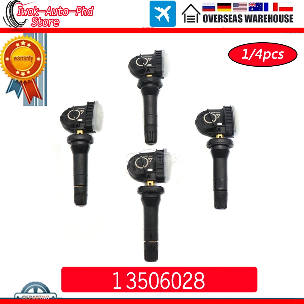 Opel Adam Ampera Antara Astra J K Insignia Meriva B Mocha Zafira C TPMS датчик контроля давления в шинах 433 МГц из материков...