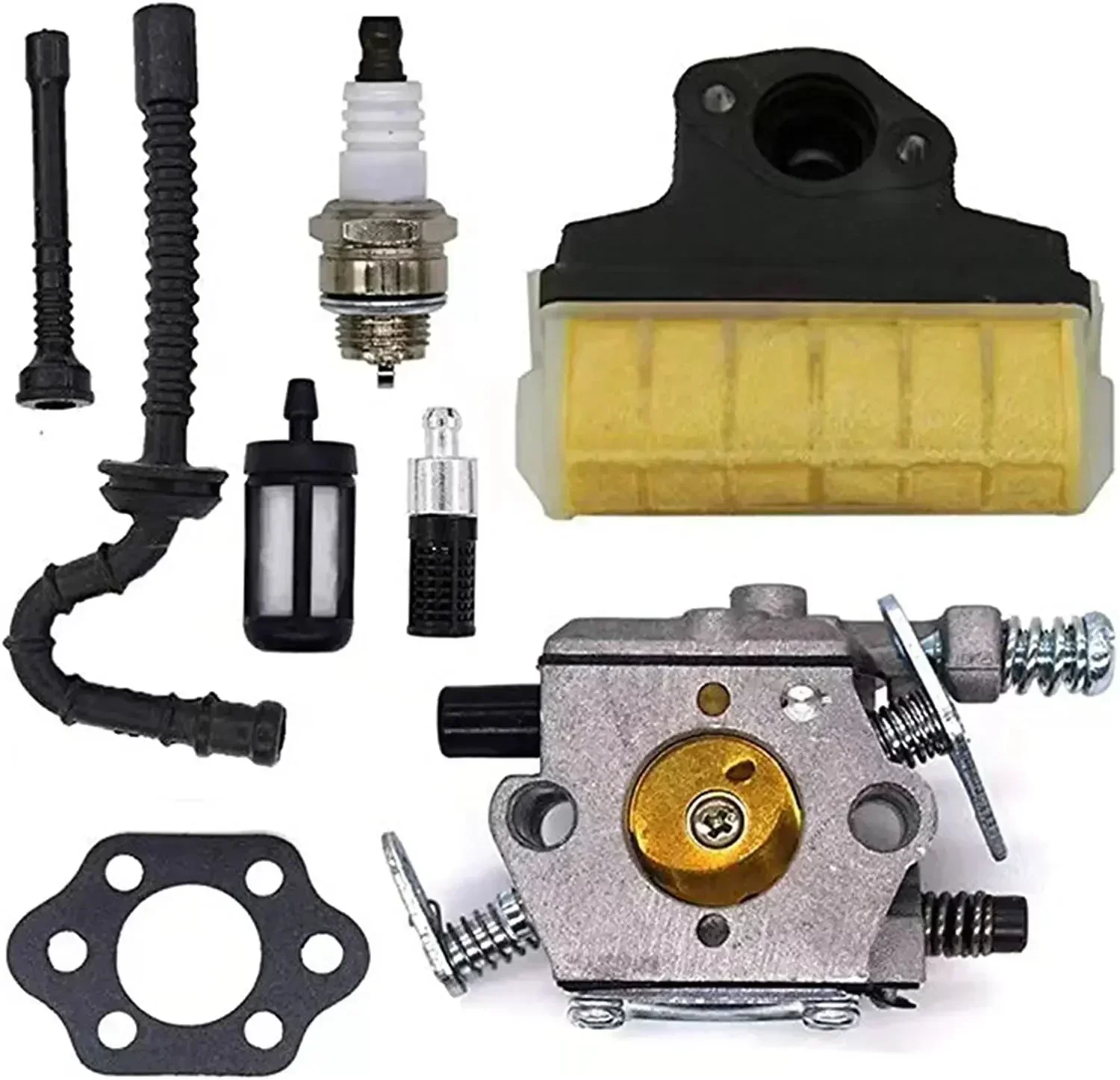 Carburador para motosierra Stihl 021, 023, 025, MS210, MS230, MS250, bobina de encendido con filtro de aire 1123, 160, línea de combustible tuneado