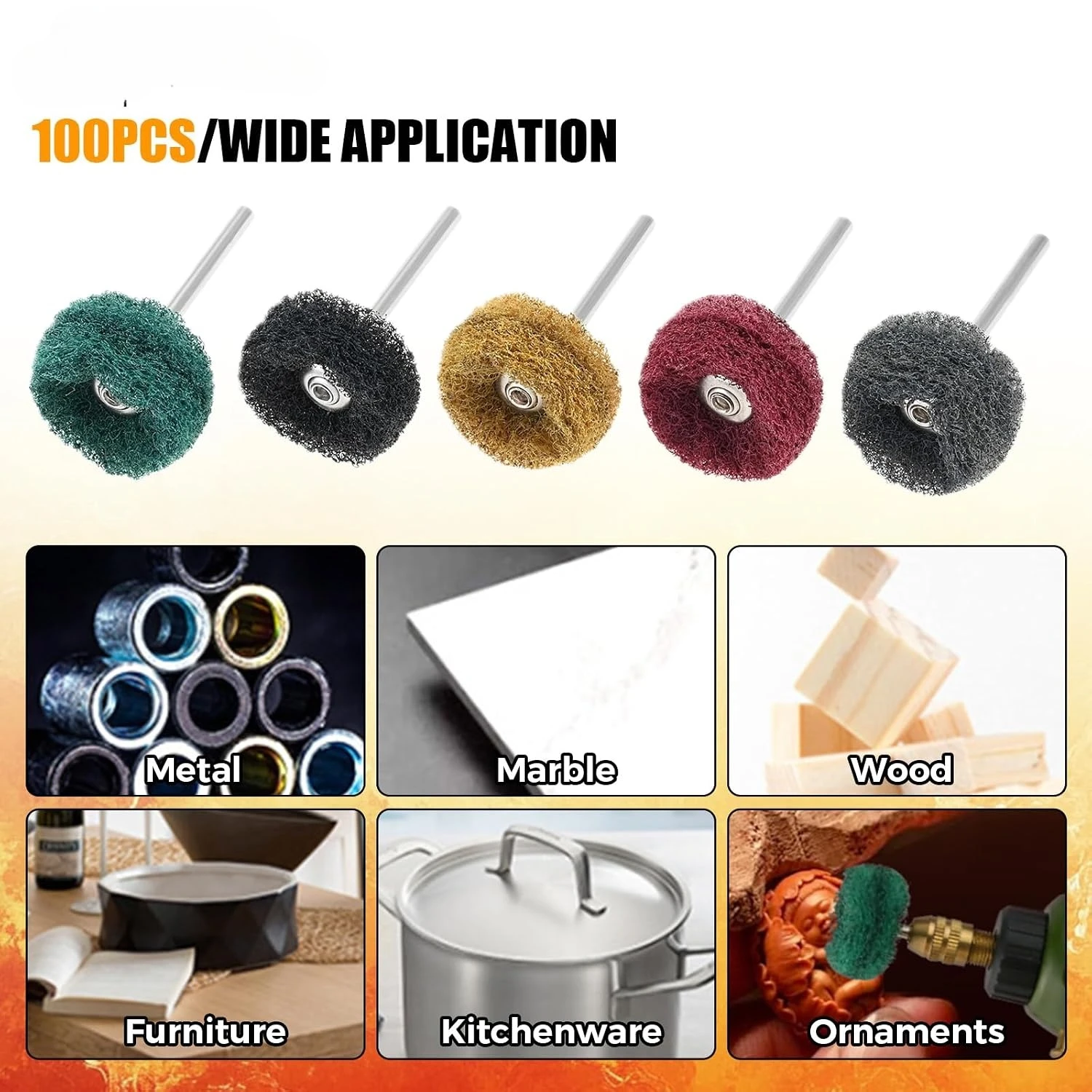 100Pcs Mini 25mm/1