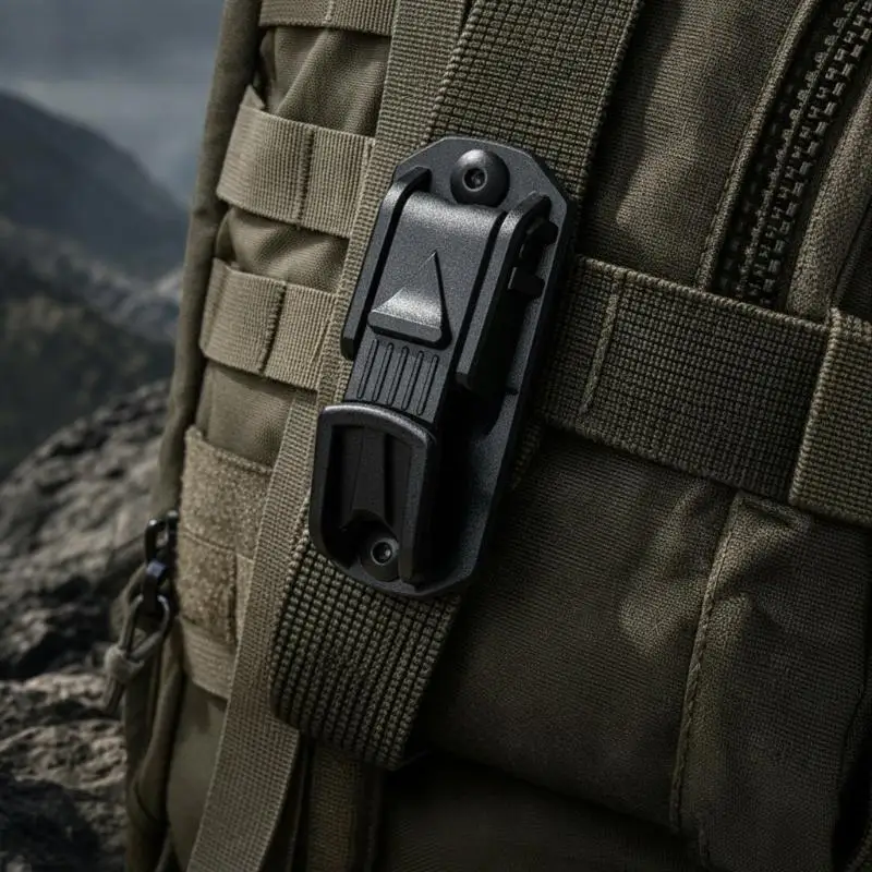 Multifunctional Tactical Keychain Clip Hook Holder For Backpack Outdoor Camping Hiking Rescue Survival Backpack Belt Buckle