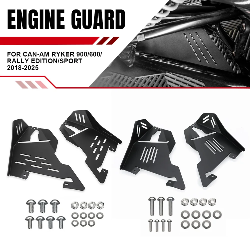 

2025 New Motorcycle A-Arm Protectors Front Splash Guard Protection Cover For Can-Am Ryker 900/600/Rally Edition/Sport 2018-2024