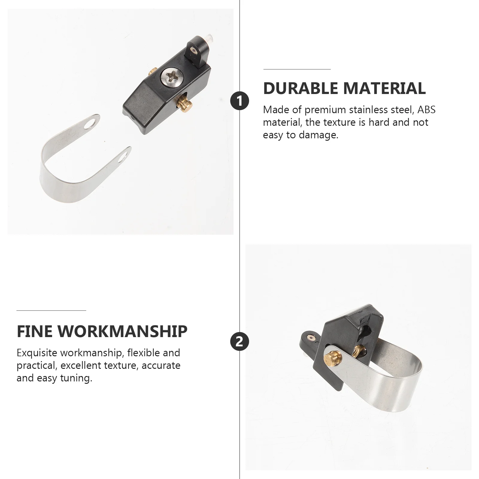 

Stainless Steel Erhu Qianjin String Adjuster Durable Professional Fine Tuner Replacement Part Reliable Erhu Accessories Accurate