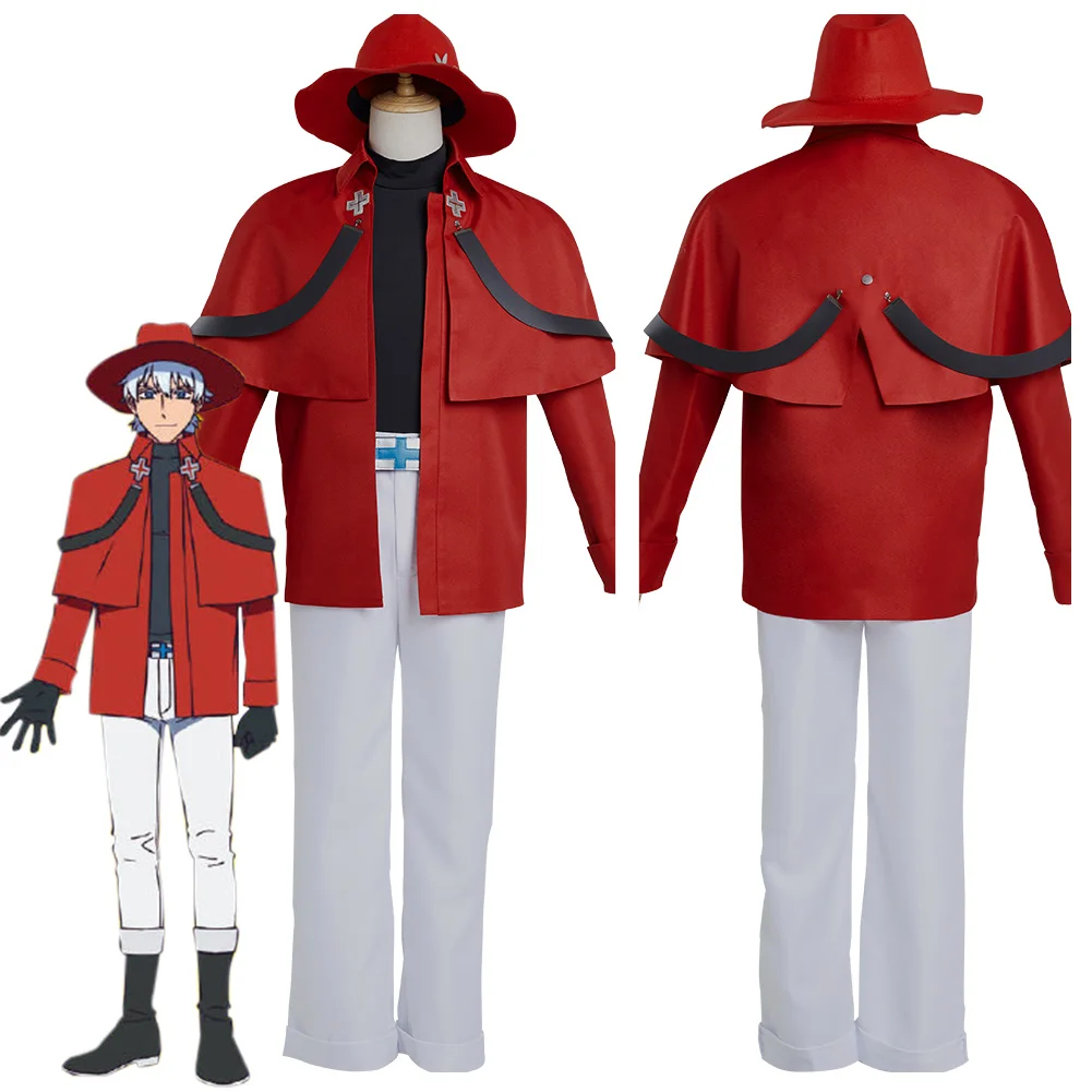 

Kostum Cosplay Anime The Vampire Dies In No Time Ronald Baju Seragam Jubah Dewasa Pakaian Karnaval Halloween