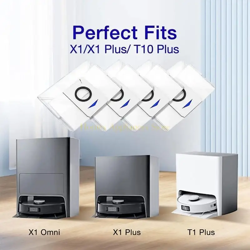 D0AB 14Pcs Vacuum Cleaners Dust Bag for X1, T10 Leakproof