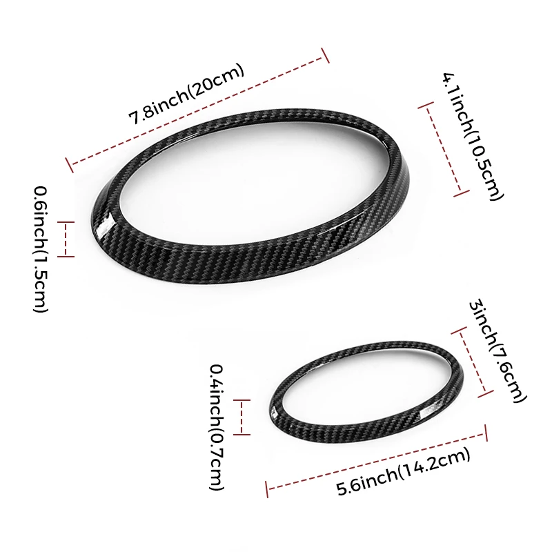 Vorne Hinten Auto Logo Emblem Abzeichen Ring Dekoration Abdeckung ABS Auto Aufkleber Zubehör Fit Für 2022 + Subaru XV Forester Outback – Detail 10
