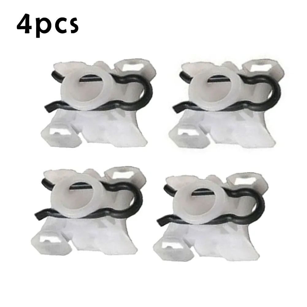 4pcs Car Door Window Lifter Clips Rail Sliding Replacements For BMW E36 E32 E34 Car Front Window Regulator Car Accessories