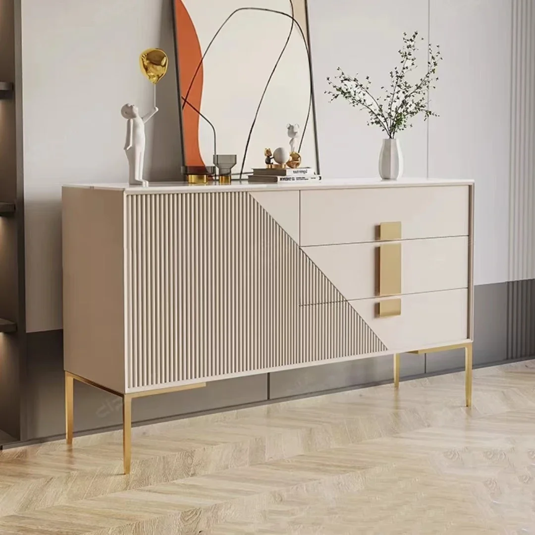 

-for Modern Minimalist Sideboard Cabinet Light Luxury Wooden Storage Restaurant Kitchen Living Room Home Furniture Sideboard