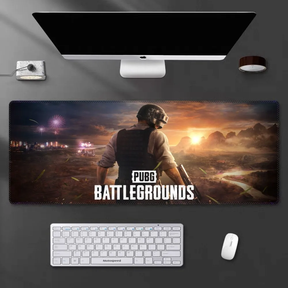 Pubg Battlegrounds Mouse Pad Cartoon Lockedge Large Gaming Pad Computer Gamer Keyboard Mouse Mat Desk Mousepad for PC Desk Pad