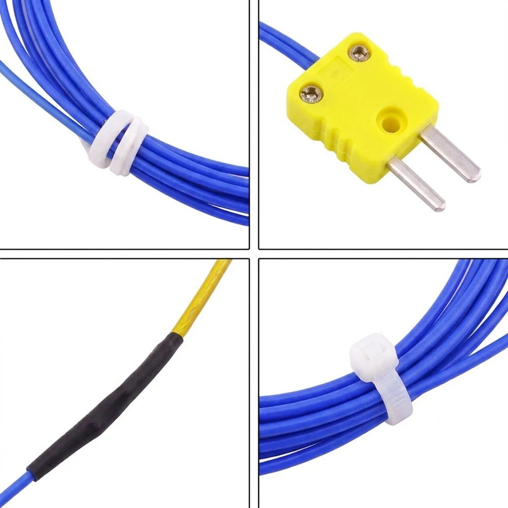 NR81510 K-Type Thermocouple Double-Sided Temperature Sensor Probe -50 To For 300C For Hot Press For Mold For Surface Monitoring