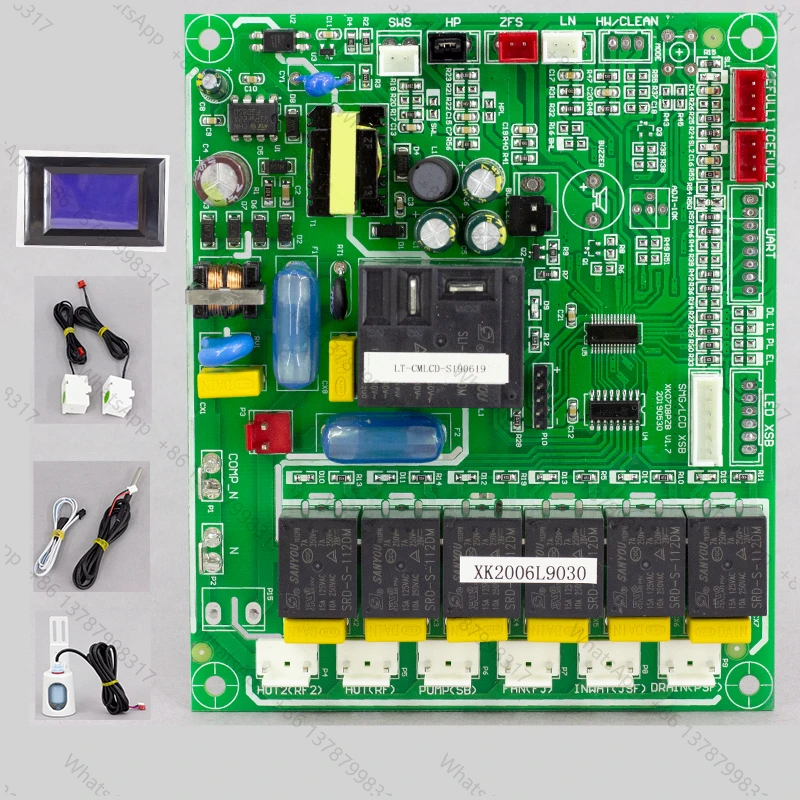 Temperature-controlled Double Ice Tray Ice Maker Universal Computer Board Water-type Ice Machine Motherboard Circuit Board