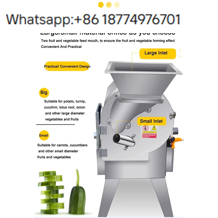 

Коммерческая автоматическая машина для нарезки овощей: слайсер для огурцов, яблок, лука и фруктов