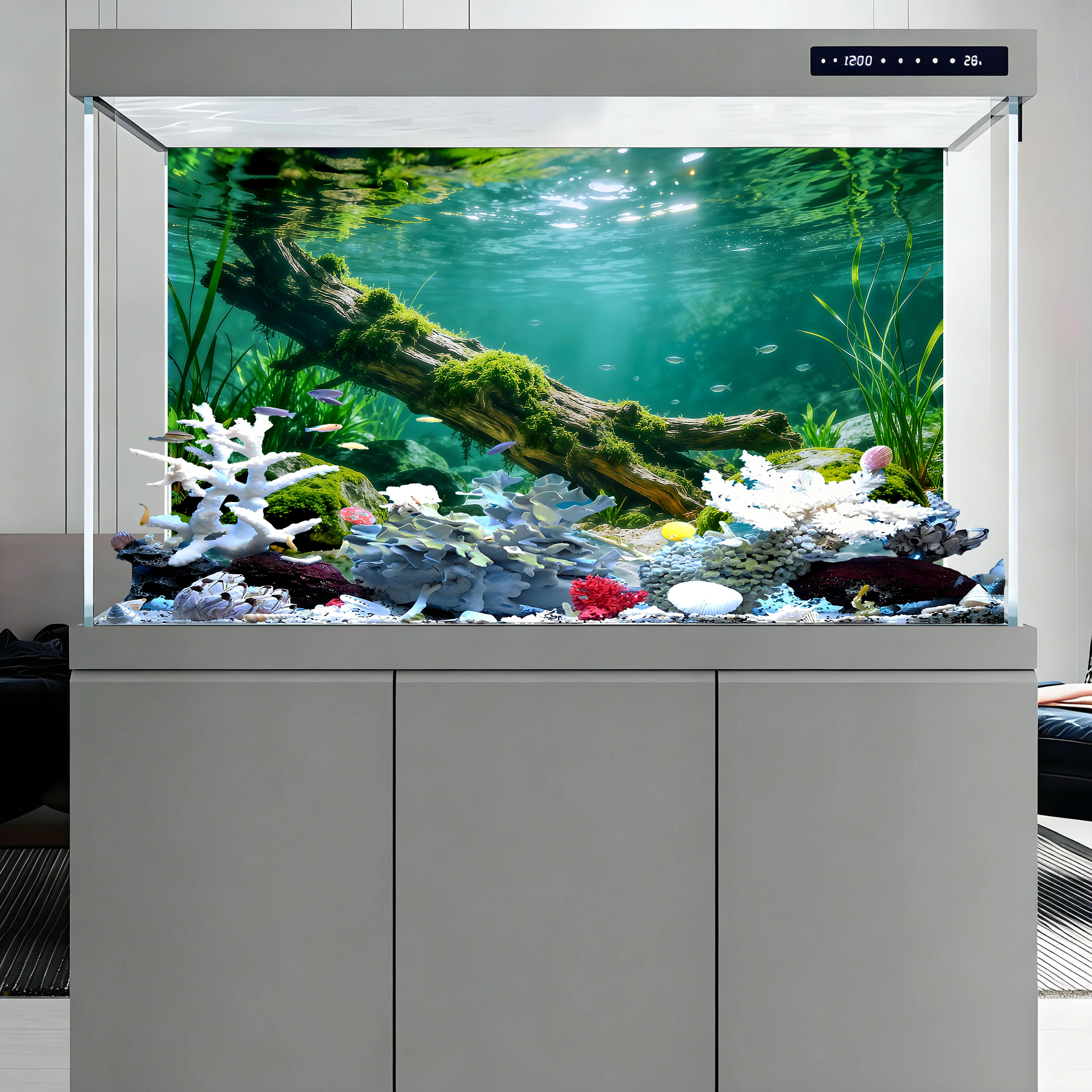 Dead Wood at the Bottom of the River, Aquarium Stickers, Landscape Decoration, Fish Tank Landscaping Ornaments - view 3