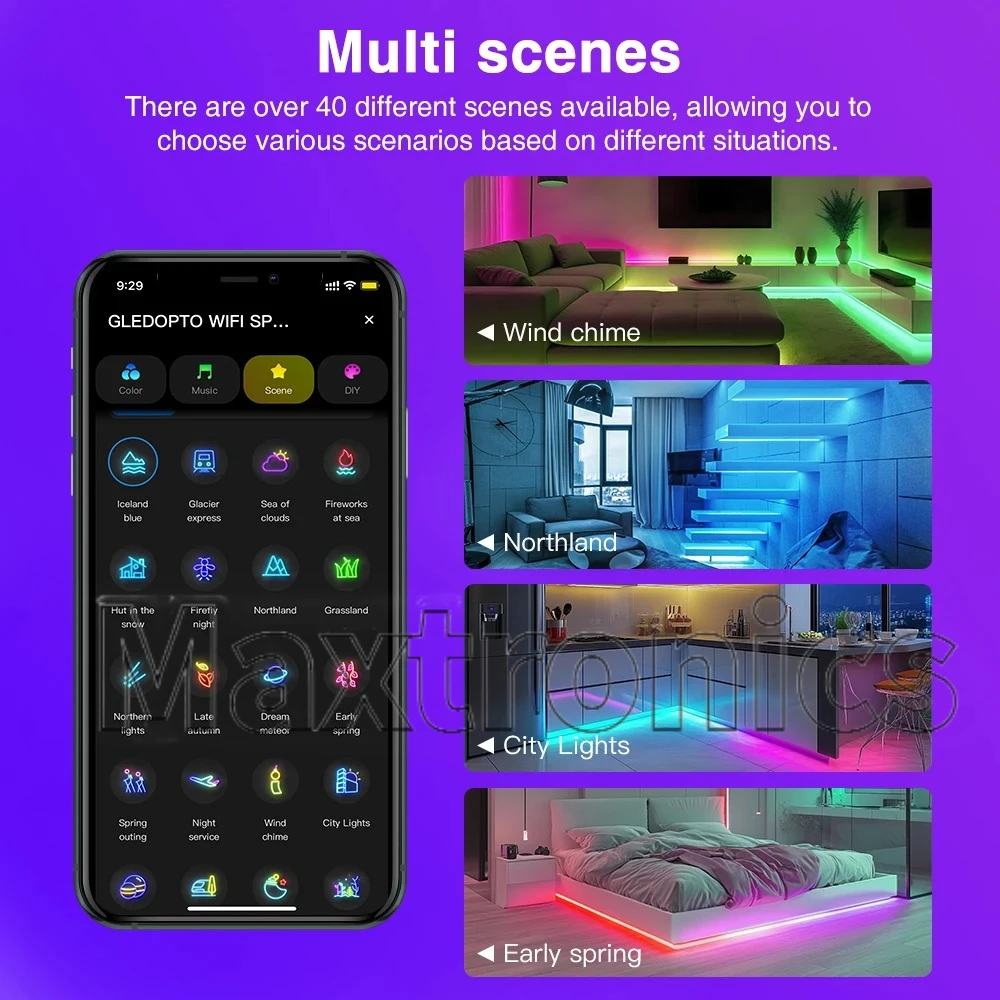 GL-SPI-206P GLEDOPTO زيجبي تويا SPI بكسل LED تحكم الحياة الذكية APP التحكم ل RGB/RGBW/RGBCCT SPI LED مصباح/شريط الضوء