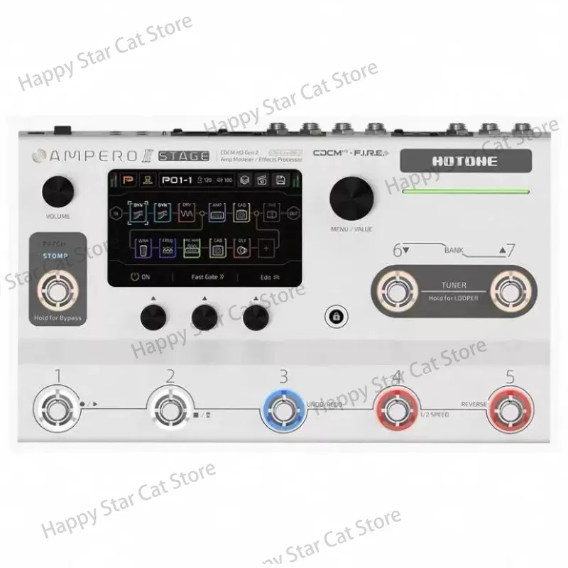 100% Brand new Ampero II Stomp 2 Stage Type Amp Modeler / Effects Processor,  Iconic Tri-core DSP Platform