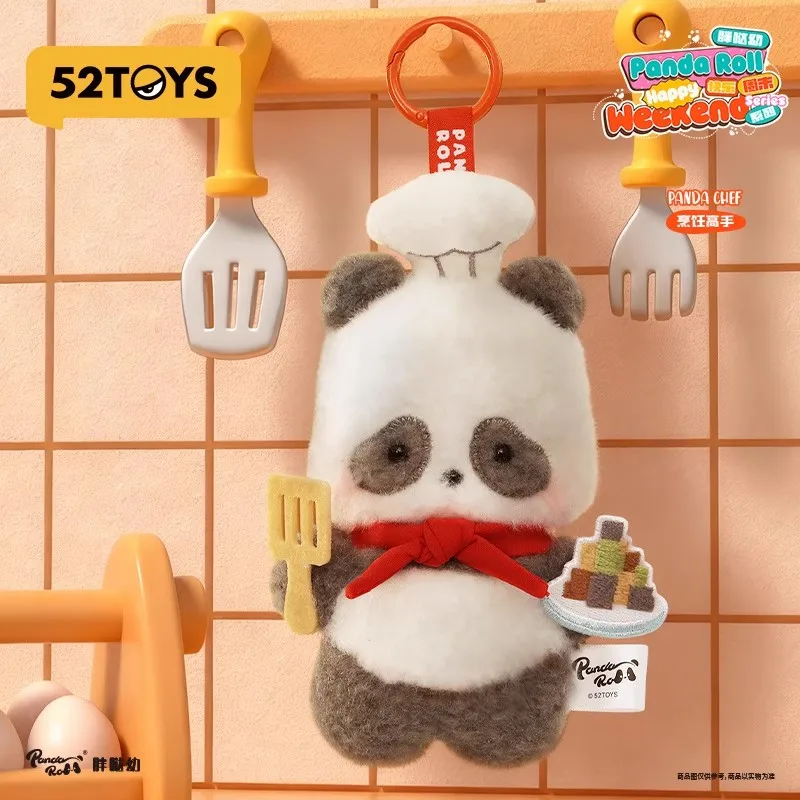 الأصلي الباندا لفة سعيد عطلة نهاية الأسبوع صندوق أعمى أفخم أنيمي Kawaii الباندا لفة صندوق أعمى اللعب لطيف قلادة لعبة هدايا عيد ميلاد طفل