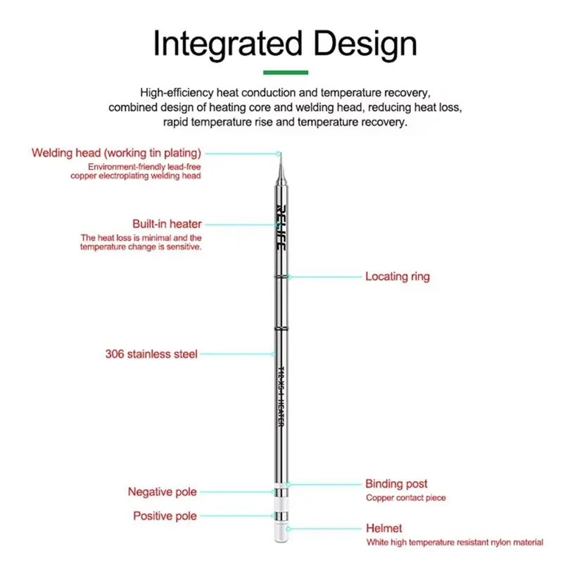 NEW HOT In Stock-RELIFE T12 Welding Head Series Plug And Play Repair Tool Soldering Iron Tips Rapid Heat Conduction RL-T12-XS-I/