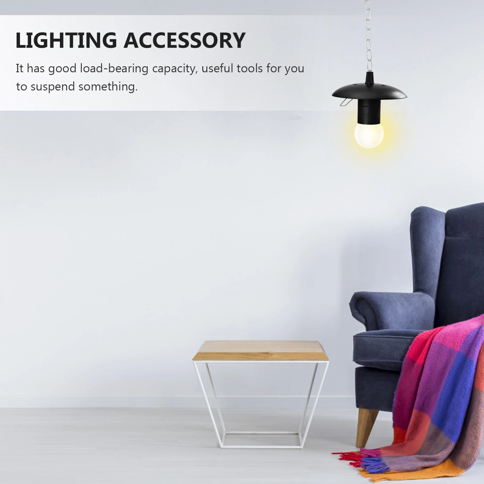 

1pcs Chandelier Chain Connector Durable Hanging Lamp Accessory For Ceiling Lighting Fixture Decor Hardware