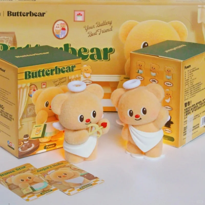 Kawaii Butter Bear Business Day Series Blind Box Figurine Cartoon Blind Box Cute Model Toys Collection Decoration Doll Gift Toy