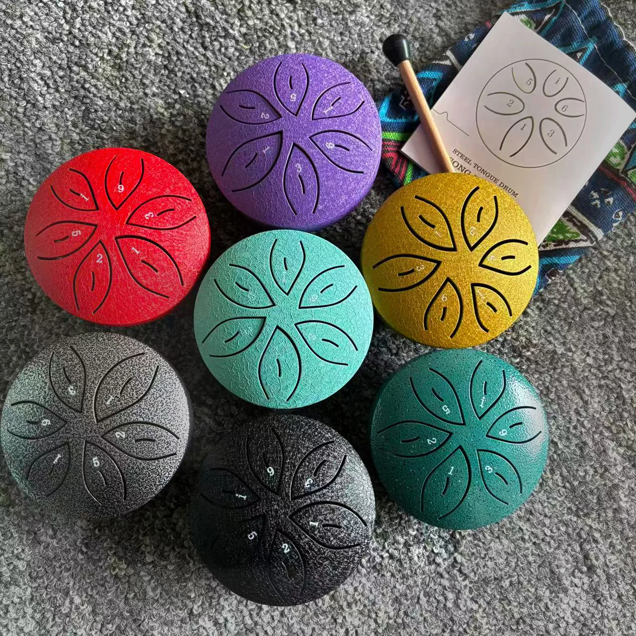 conjunto-de-tambor-de-lingua-de-aco-de-6-tons-multicolorido-mini-tambores-de-mao-de-3-polegadas-com-baquetas-bolsa-de-armazenamento-tambor-para-meditacao-e-acessorios-para-tambor