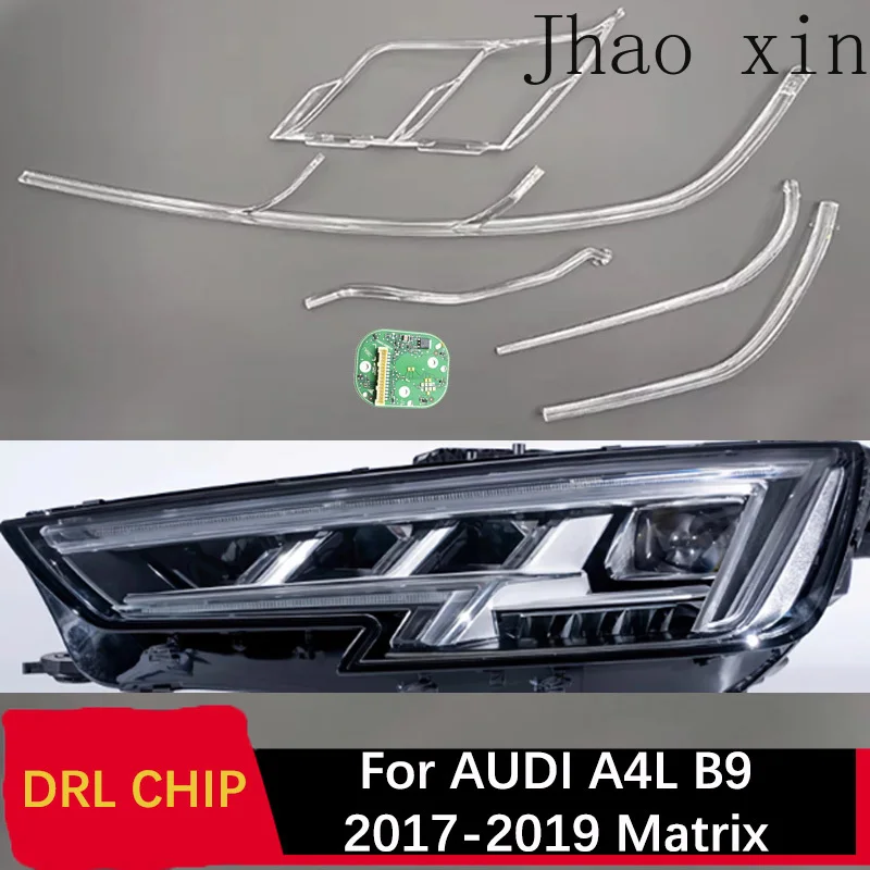 

Front Headlamp Angel Eye Circuit Board for Audi A4L B9 White Light 2017-2019 Matrix Car Daytime Light DRL CHIP Lamp Tube Ballast