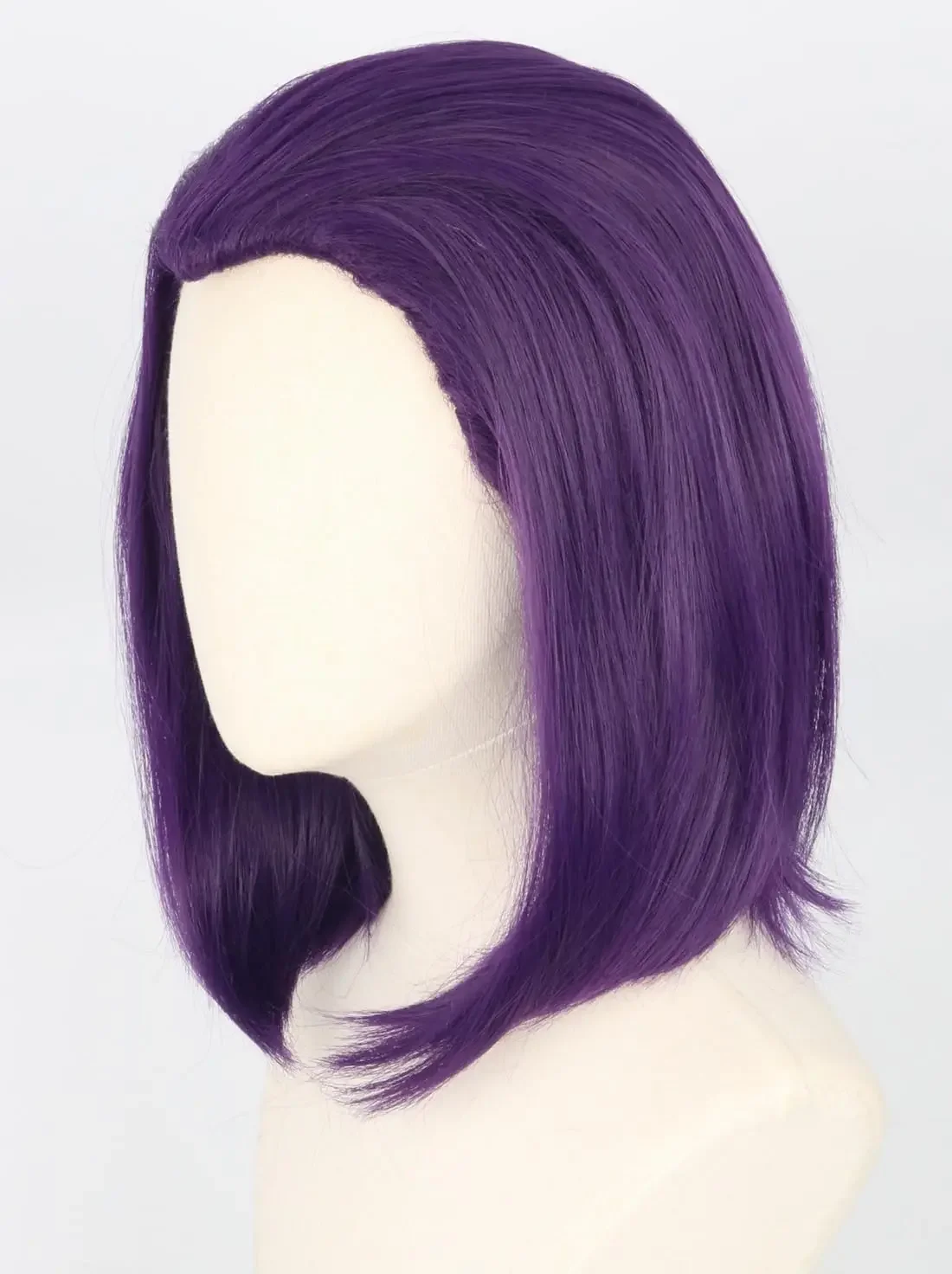 Raven Cosplay perruques femmes Raven super-héros violet court Bob perruques droites perruques de cheveux synthétiques pour Halloween Costume fête A