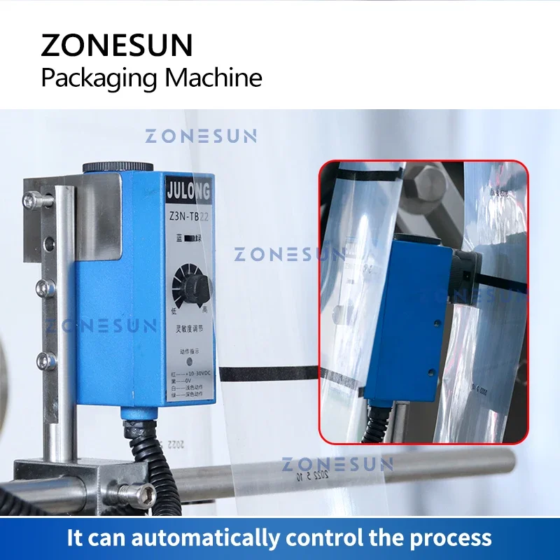 Zonesun-自動ポーチ充填およびシーリングマシン,ペースト,蜂蜜,ジャム,ケチャップ,多機能,包装,ZS-S100