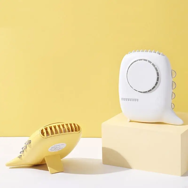 L8RE Портативный подвесной вентилятор на шею USB Nihgt Light 3-скоростной регулируемый воздушный охладитель Ручное охлаждение и