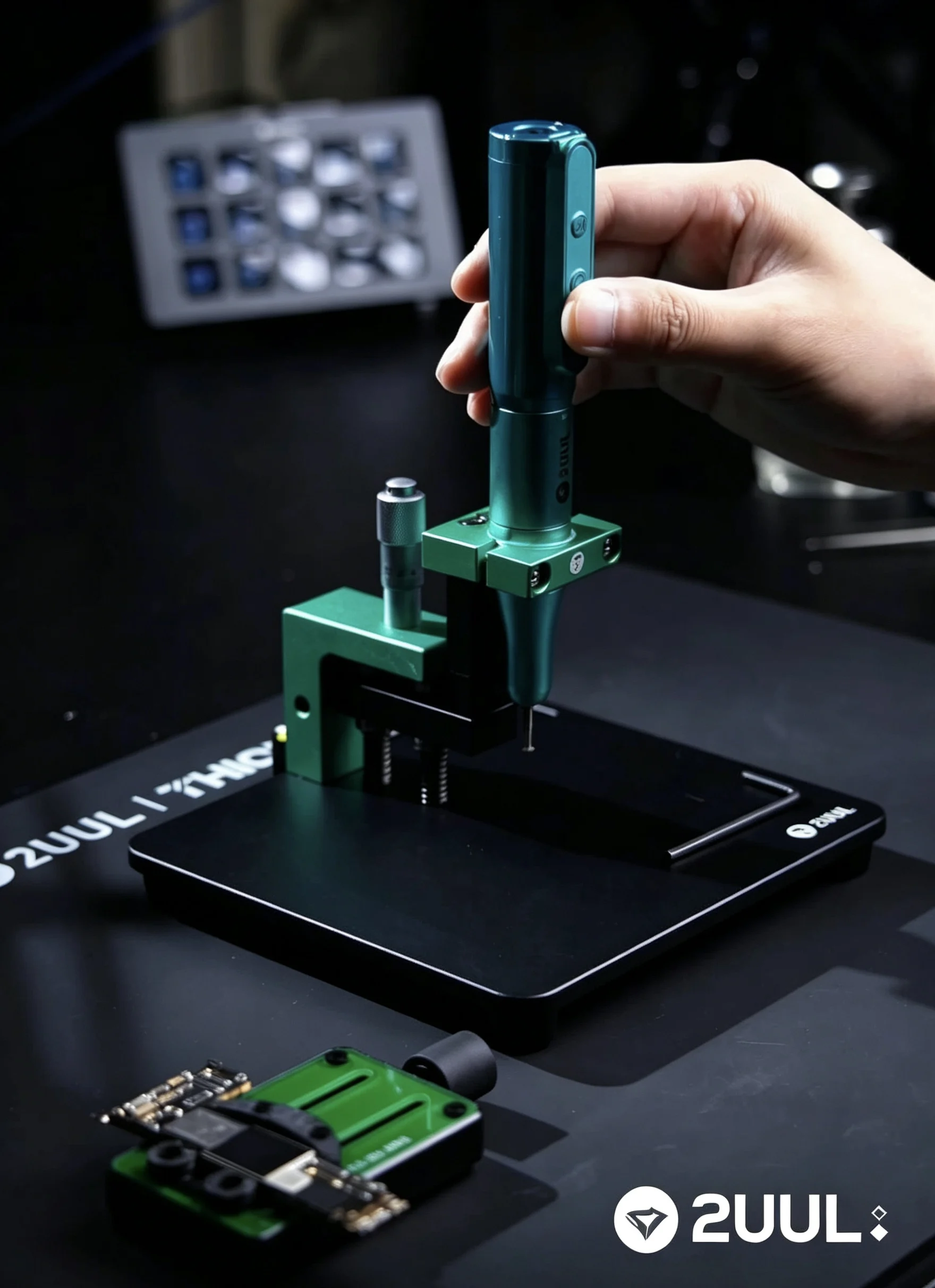 2UUL Glue Clean Grinding Tool adhesive LCD screen /mobile repair tools/ Shovel glue remove Pen Grinder Rubber Separator