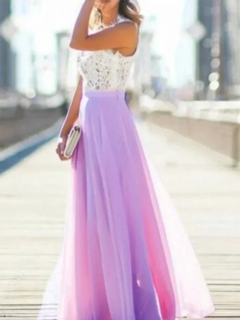 2025 New Duzeala Sring Evening Party Hollow Out Beach Dress Womens Boho Sleeveless Maxi Dress Party dresses sweet sexy N1IG