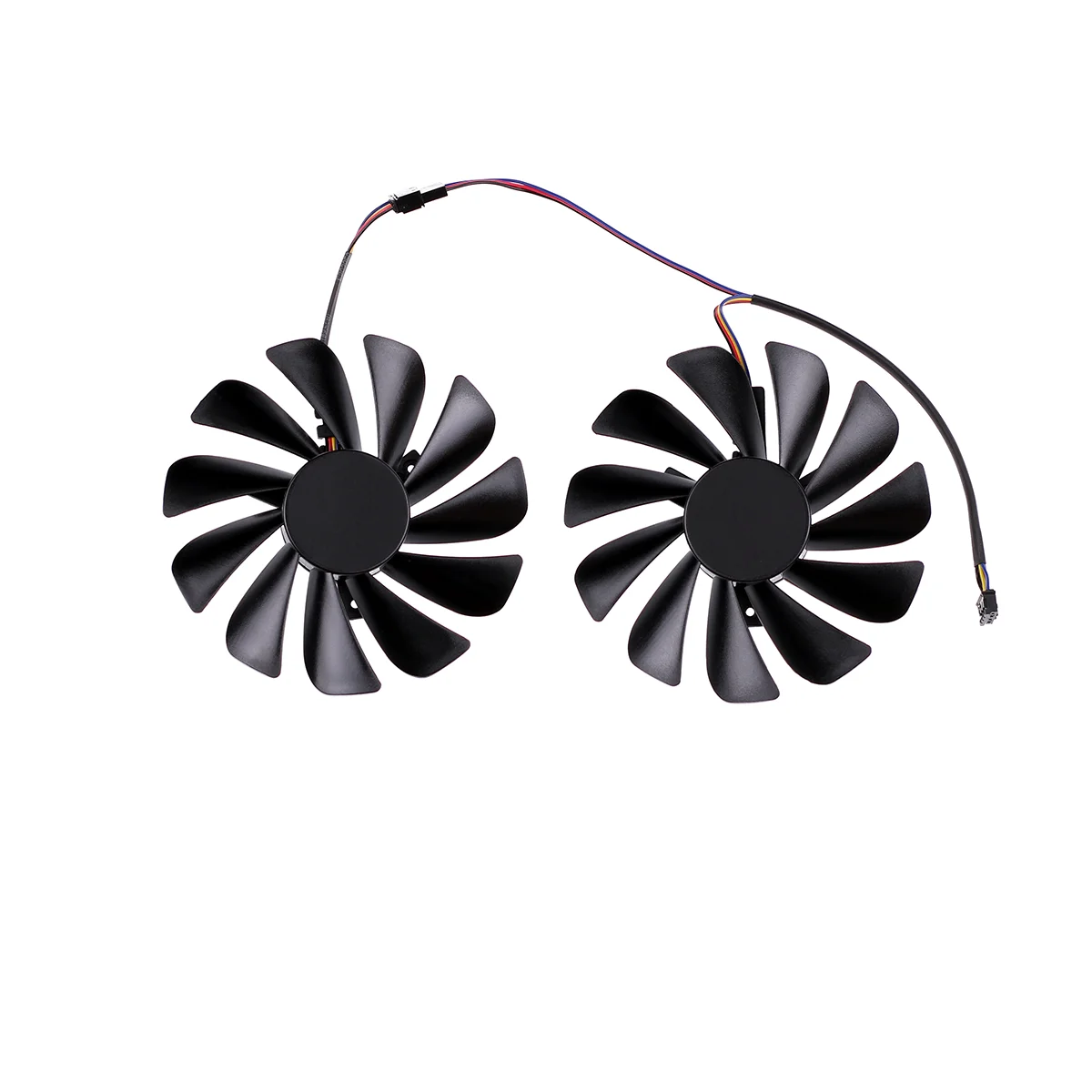 New 2Pcs/set CF1010U12S 95MM Alternative RX590 GPU Video Card Cooler Fan For XFX RX 590/580 VGA Video Card Cooling FDC10U12S9-C