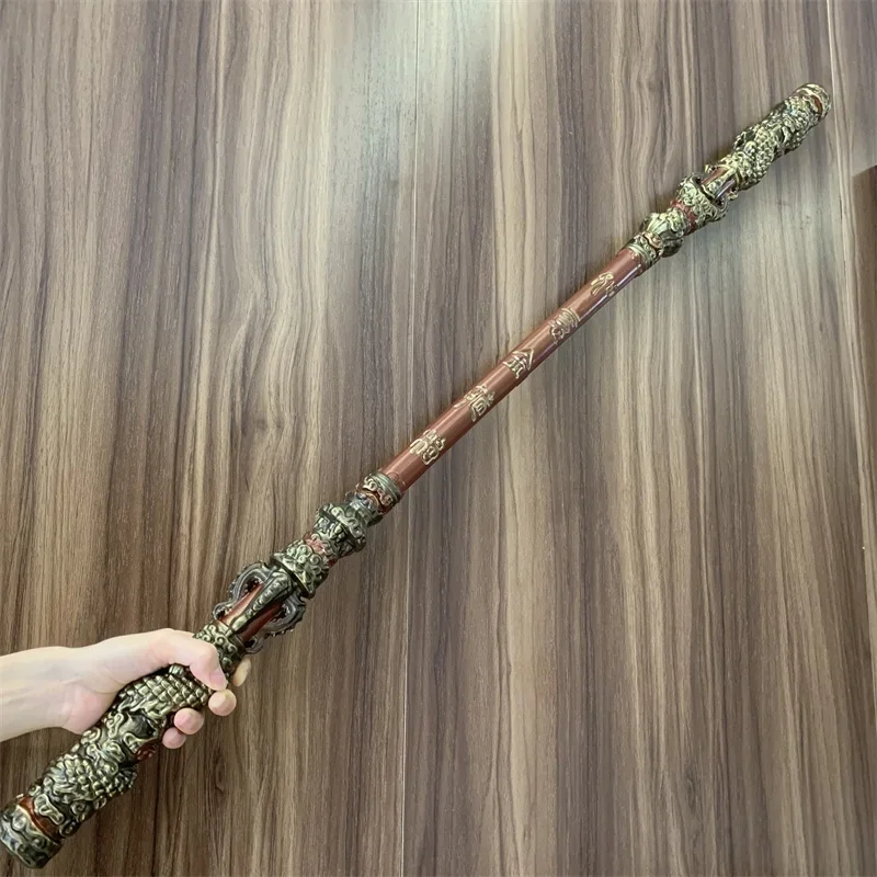 Черный миф, модель Wukong 100 см/200 см, фотоэлемент, золотой куджель, игра Обезьяна Король, черный миф, косплей, оружие 1:1, безопасная резиновая игрушка