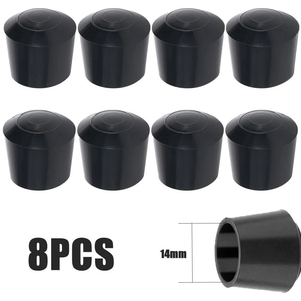 8pcs Universal Anti-slip Chair Leg Caps Wear-resistant Round Furniture Table Covers Table Legs Socks Furniture Accessories