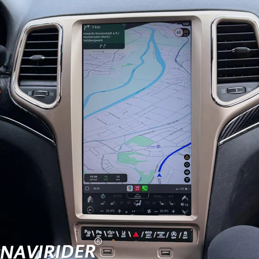 

13.3 Inch For Jeep Grand Cherokee 2014 to 2020 Car Multimedia Player Gps Radio Android 12 Octa Core Carplay Android Auto 4G WIFI