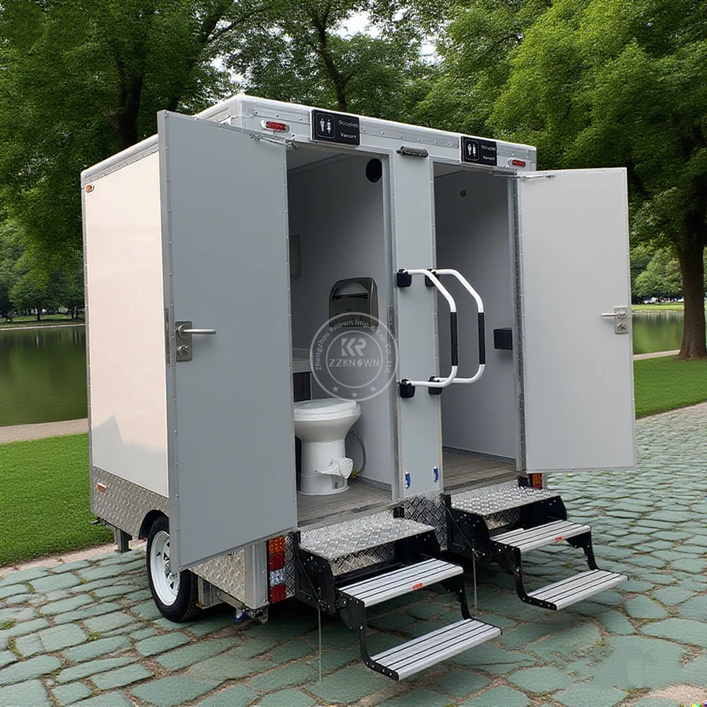 

2025 High Quality Mobile Bathroom Trailer Restroom Luxury Portable Event Outdoor Mobile Toilet Portable Restroom Trailer