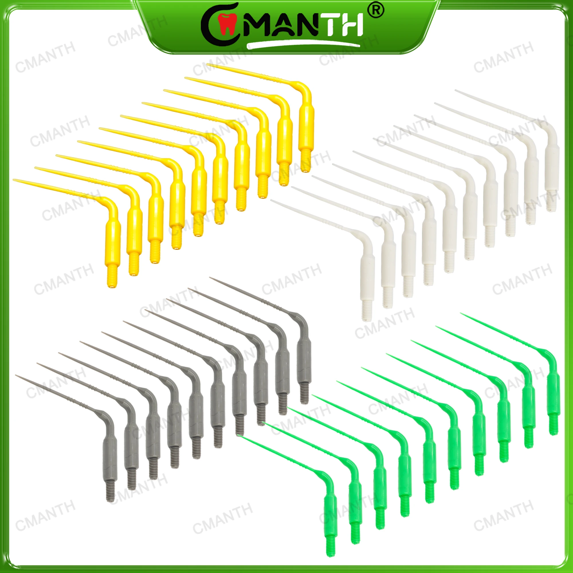 10pcs Dental Endo IrrigatIon Tips Plastic Sonic Tips VDW EDDY NSK KAVO Air Scaler Handpiece Dentist Tools
