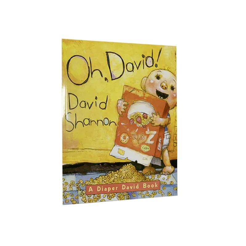 

3book/set Oops Oh David Smells David Shannon Series children Picture Book Soft Cover Story Book baby bedtime story books