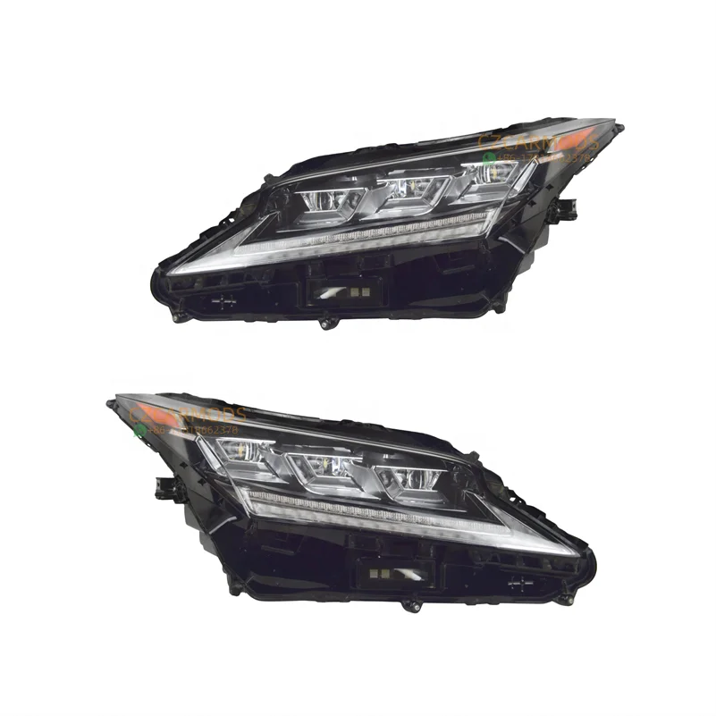 Triple Beam LED Headlight for 2016 2017 2018 2019 LEXUS RX RX300 RX350 RX450h Car Headlights Upgrade/Modification