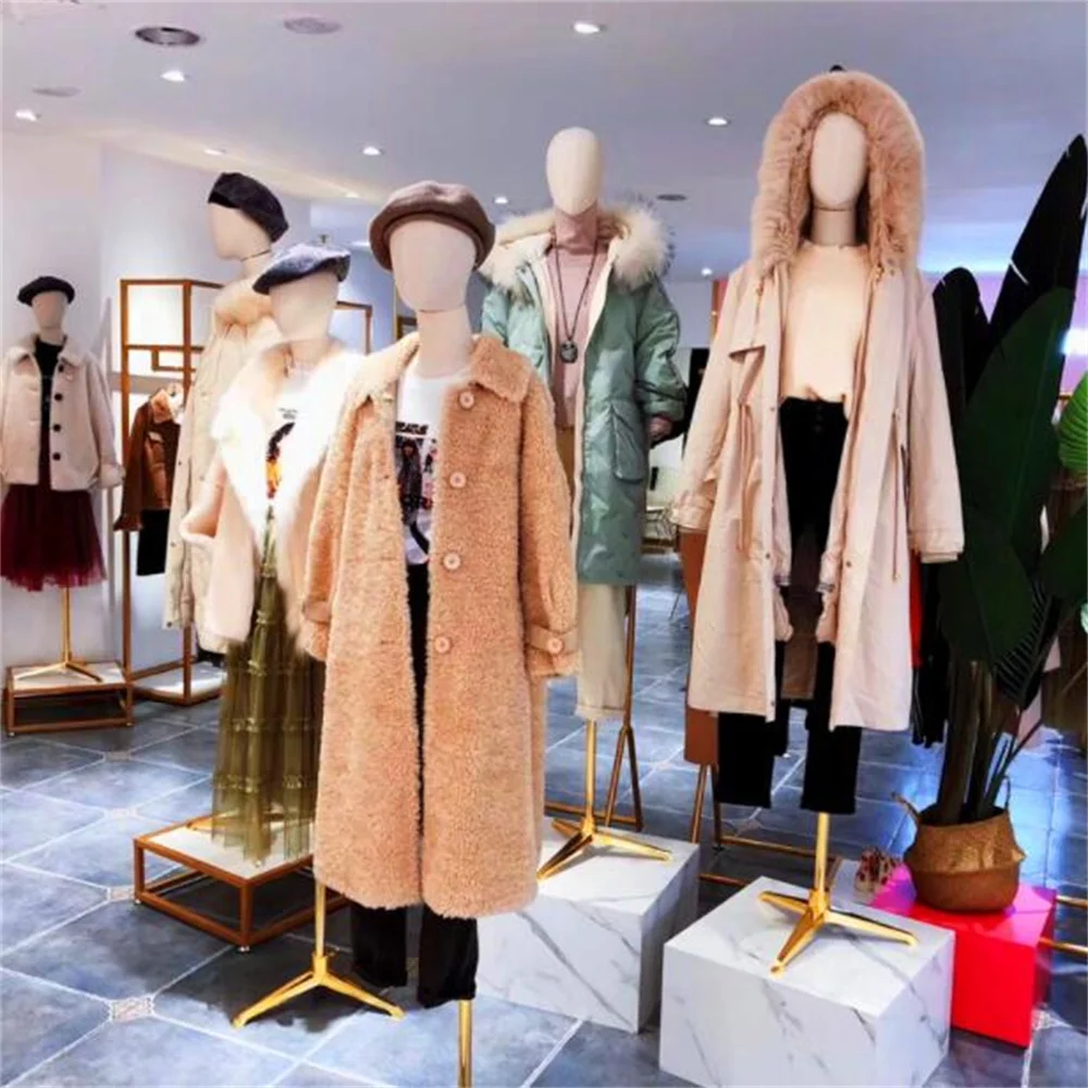 Women's Fake Head Cloth Mannequin,Iron Mold, Body Jewelry, Scarf, Wig, Hat Display Parts, Square Plate Base, C011