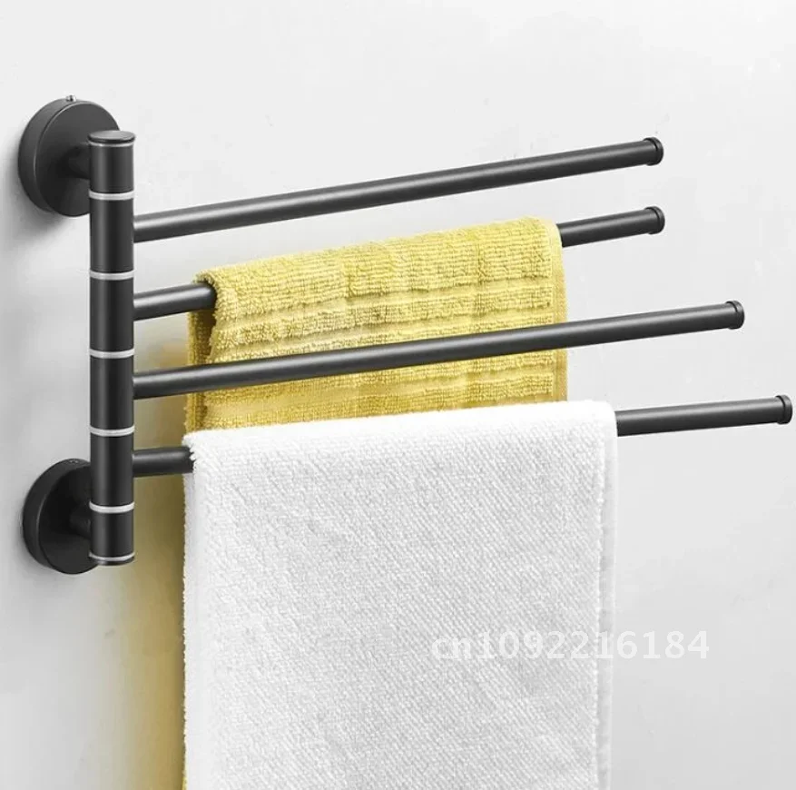 Bar Vintage Style Bathroom Revolve Towel Copper Rack Mounted Bath Tiers Four Wall Towel Holder