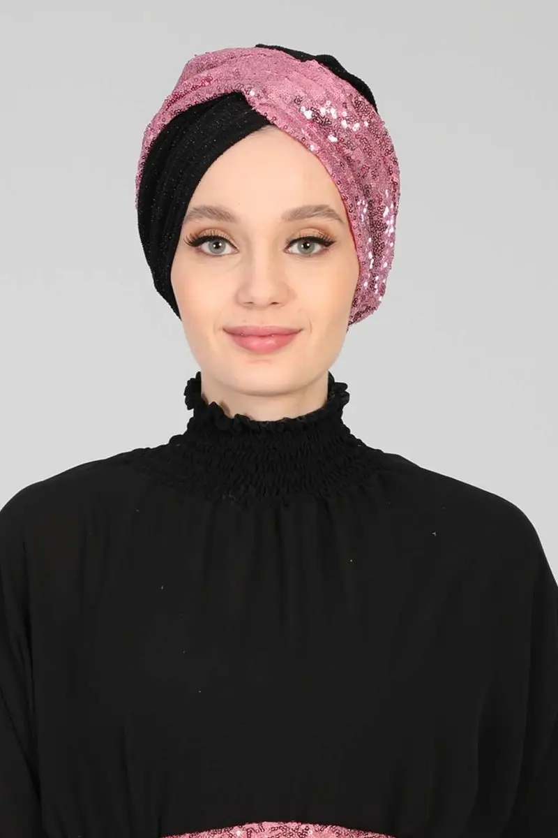 Hijab Knochen pailletten pulver