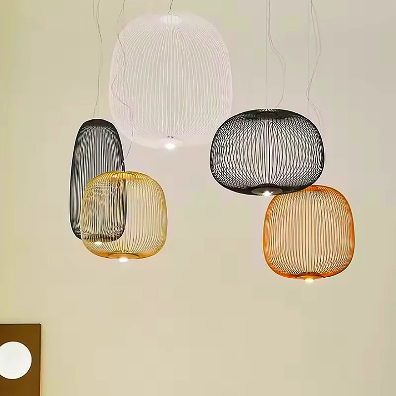 

Italian Foscarini spokes Restaurant Pendant Light Villa Suspended Living Room Staircase Bedroom Pendant Light