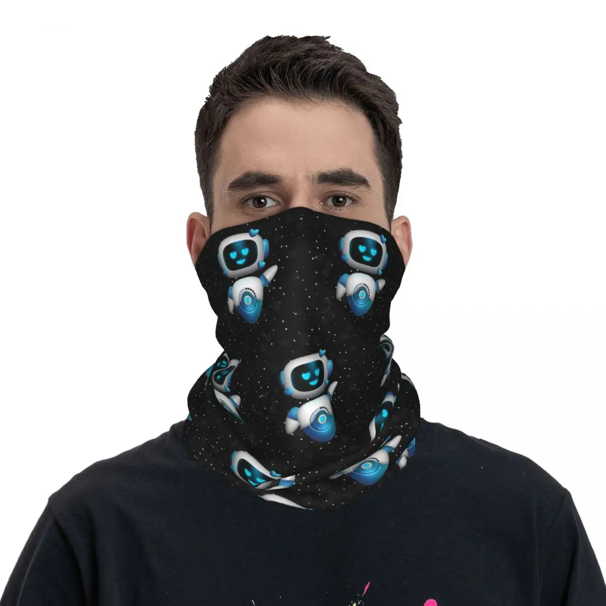 Love Robot Astrobot Bandana Neck Cover Printed Astro Bot Balaclavas Mask Scarf Cycling Outdoor Sports Unisex Adult Winter