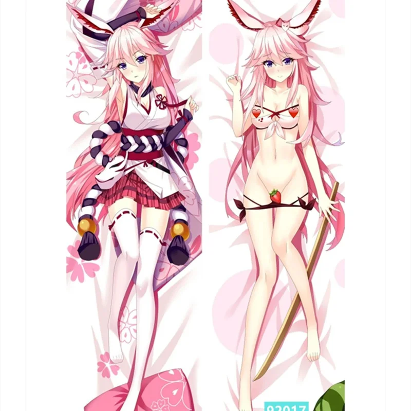 2WAY/WT Anime game Genshin Impact Dakimakura sexy Yae Sakura cosplay hug otaku pillowcase DIY custom pillowcas