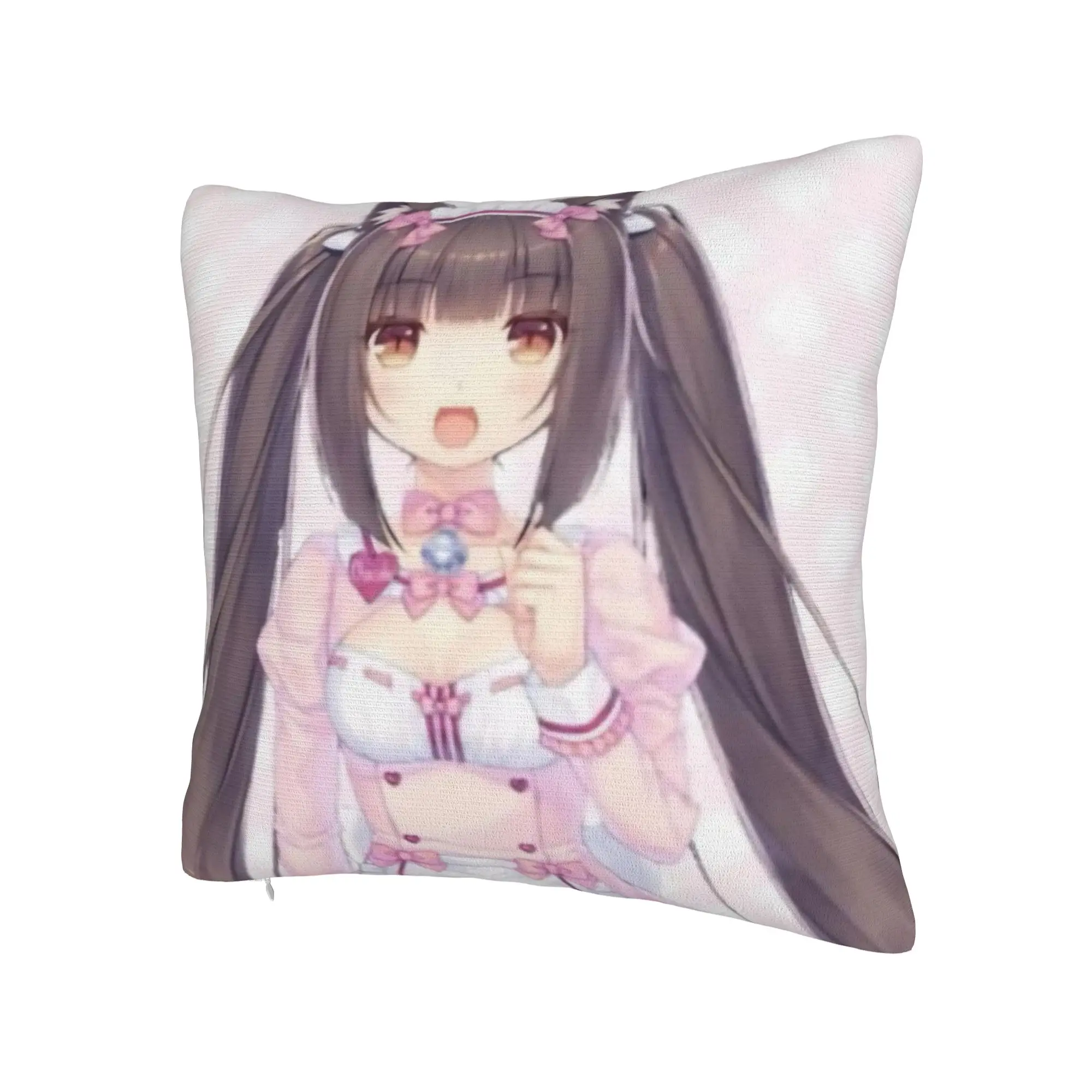 Anime N-Nekopara Pillow Covers Merch Printed Cushion Cover Decor  Pillow Case Cover Home Multi Size
