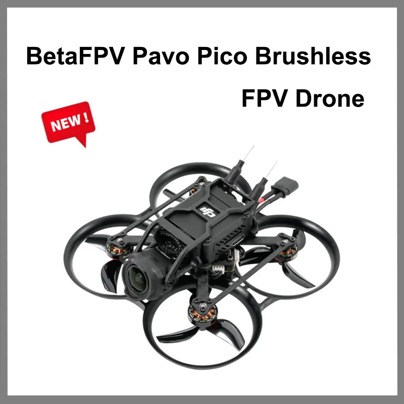 BetaFPV Pavo Pico Black 2S 450mAh 45C 12A AIO Brushless FC V3 With ELRS2.4G/TBS Brushless Whoop Quadcopter FPV Drone